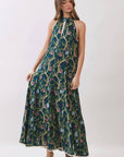 Floral Vine Maxi Dress