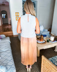 Sweet Pleats Dress-Heather Gray