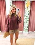 Unhurried Oversized Sweater-Coco