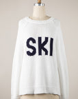 Ski Sport Sweater-White/Navy
