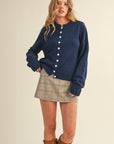 Cozy Nights Cardigan-Midnight Navy