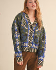 Paisley Moment Knit Cardigan
