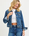 Basic Fitted Denim Jacket