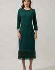 Dinner Party Fringe Midi Dress