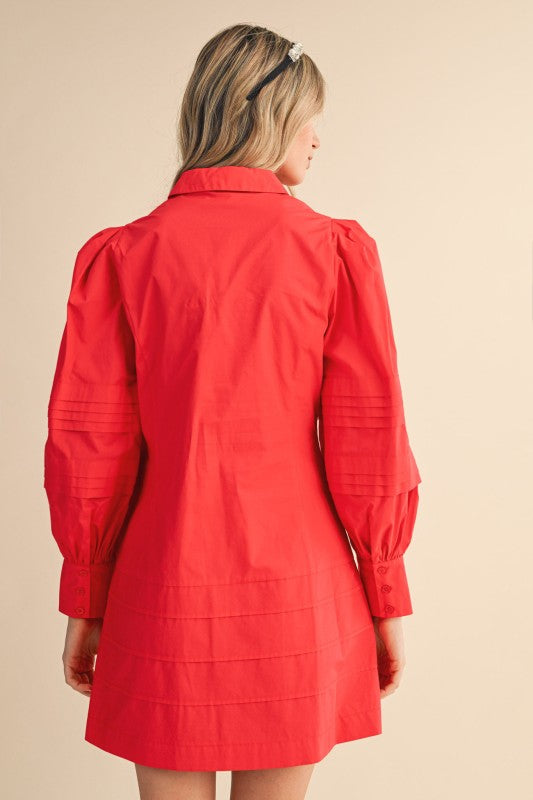 poppy red mini dress Downtown Outing Mini Dress-Poppy Red – Pomp & Circumstance Boutique by  Marie Earthman