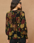 Twilight Bloom Floral Top