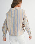 Caught Up Twist Detail Top-Taupe