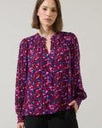 Turma Floral Ruffle Top