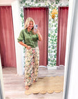 Floral Tale Wide Leg Pants