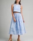 Capri Coast Embroidered Skirt Set