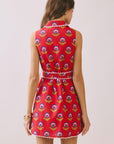 Meet-Cute Belted Floral Dress