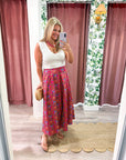 Gardenia Glow Midi Skirt