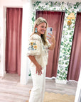 Orchid Whisper Embroidered Top