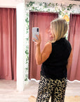 Monte Carlo Lace Trim Top