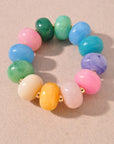 Marble Stone Beaded Bracelet-Multi