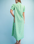 Bright Side Midi Dress-Grass
