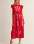 Barely Blossom Midi Dress