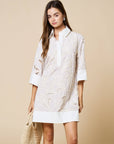 Floral Horizon Shirt Dress