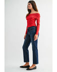 Iconic Straight Ankle Jeans