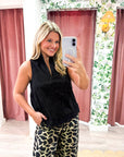 Monte Carlo Lace Trim Top