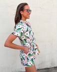 Sweet Like Spring Belted Romper