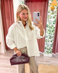 Ava Day Out Poplin Top