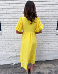 Sunset Glow Midi Dress