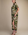 The Marbella Paisley Maxi Dress-Olive