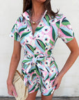 Sweet Like Spring Belted Romper