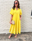 Sunset Glow Midi Dress