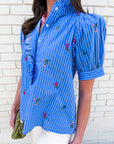 Floral Ease Puff Sleeve Top