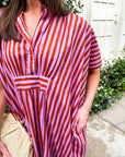 Margot Stripe Kaftan