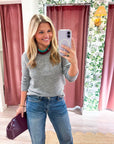 Soft Embrace Crewneck Sweater-Heather Gray