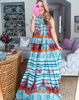 Crystal Waters Maxi Dress