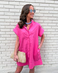 Forever Favorite Mini Dress-Pink