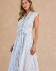 Sugar Petal Eyelet Midi Dress