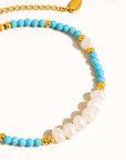 Boho Pearl Beaded Bracelet