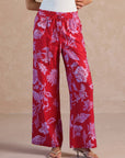 Blush Blossom Wide Leg Pants
