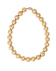 Iris Golden Bead Necklace