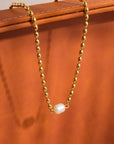 Pearl Ball Chain Necklace