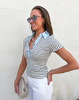 Sail Away Stripe Top