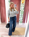 Feel At Ease Sweater-Heather Gray
