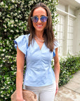 Garden Glow Peplum Top