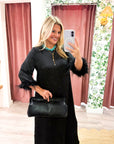 Glam Preview Midi Dress-Black
