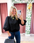 La Belle Puff Sleeve Top