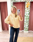 Downtown Girl Sweater-Natural