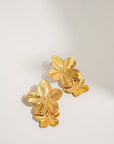 Ivy Stacked Flower Earring