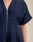 Nicola Zipper Midi Dress