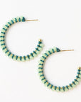 Lillian Crystal Hoop Earrings