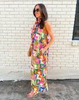 Petal Pop Maxi Dress